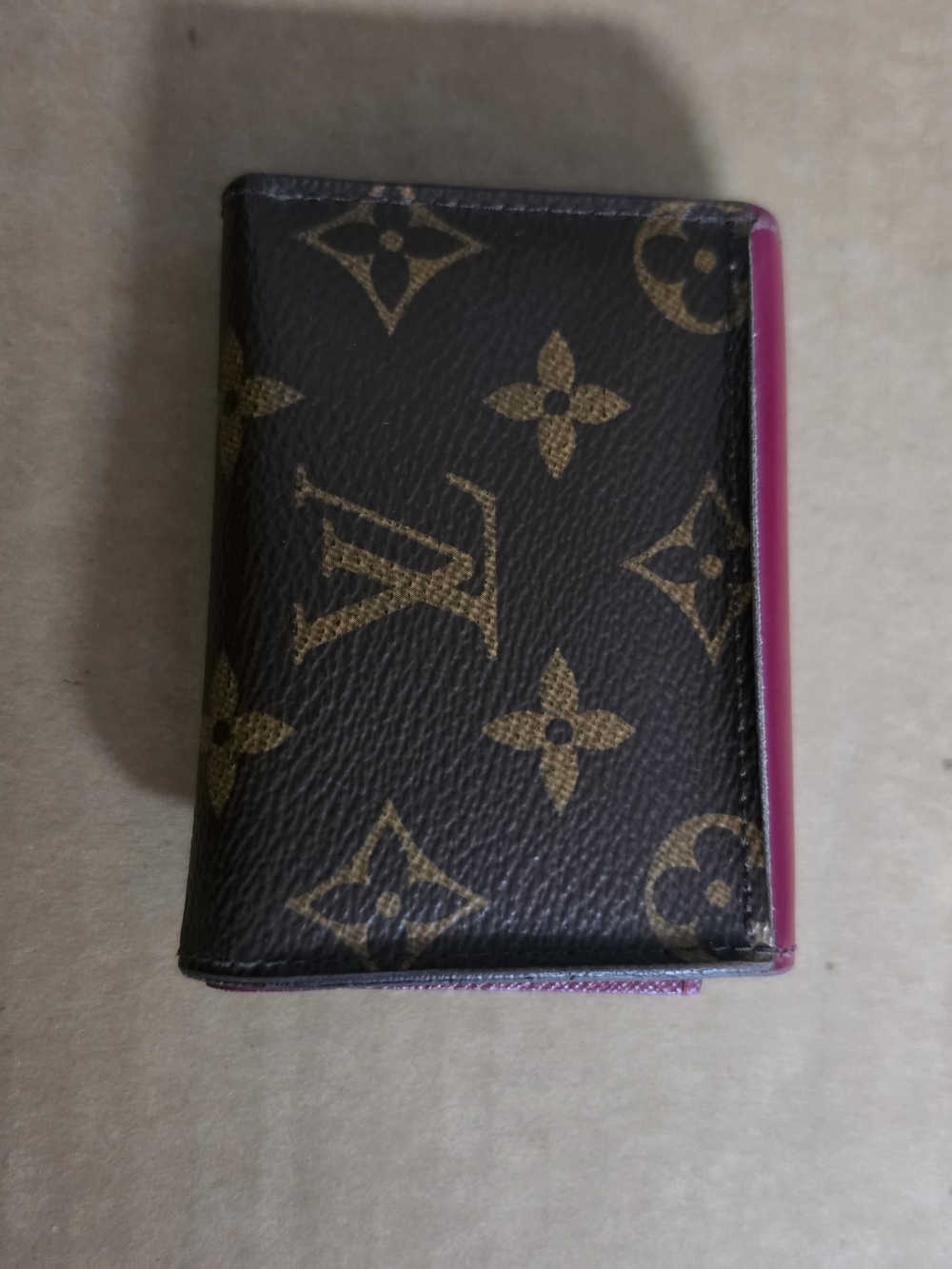 Louis Vuitton Monogram Compact Leather Wallet with BurgundyFlap - Picture 8 of 15